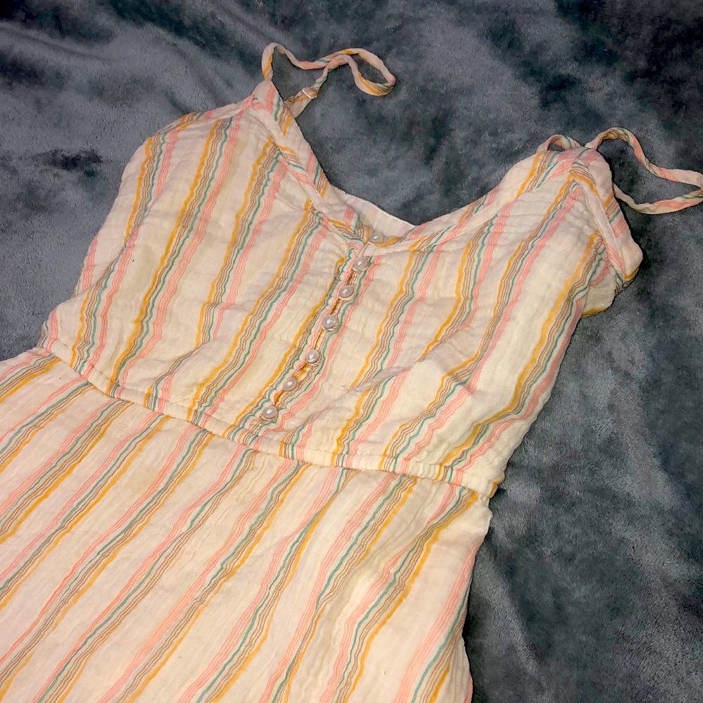 Aerie Midi Length Pastel Dress